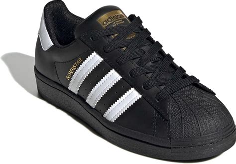 zwarte sneaker leer adidas|Zwarte adidas Leren sneakers voor dames .